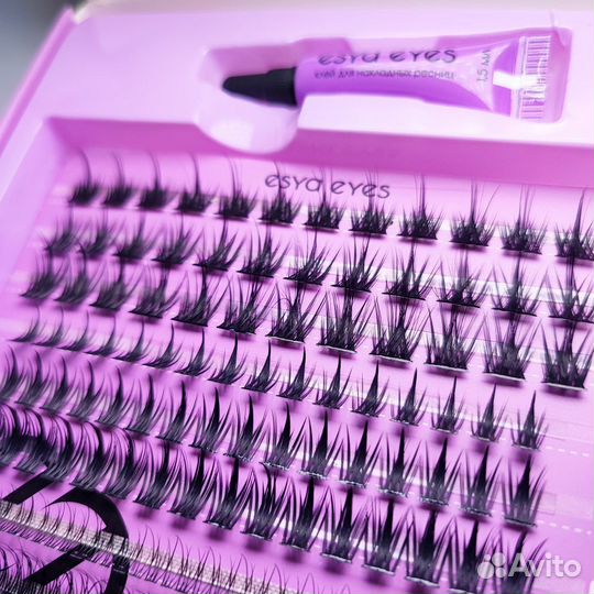Новые упаковки накладных ресниц