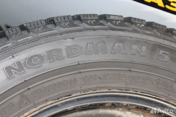 Колесо в сборе Nokian 205/60 R16 96T Nordman 5 XL