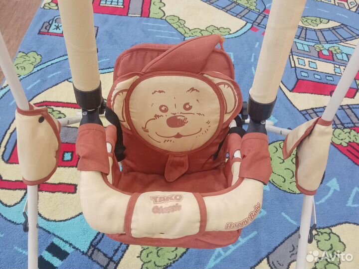 Напольные детские качели для дома