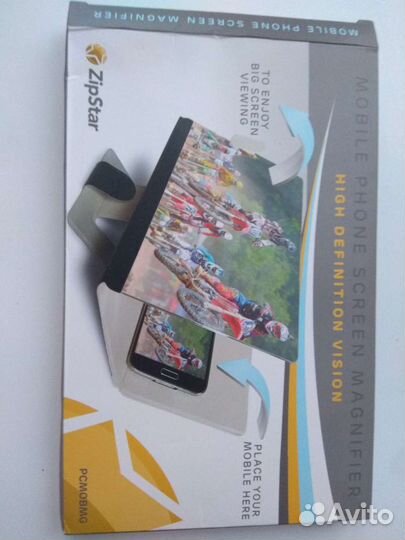 Увеличивающий экран подставка-лупа для мобильного