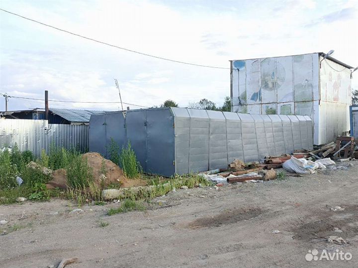 Металлический разборный ангар 54 кв м