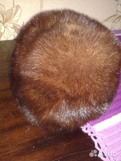 Шапка норковая женская
