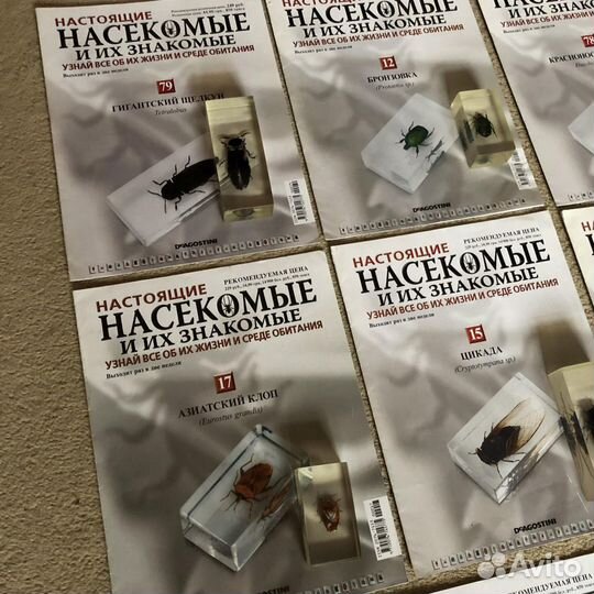 Журналы насекомые и их знакомые 11 выпусков