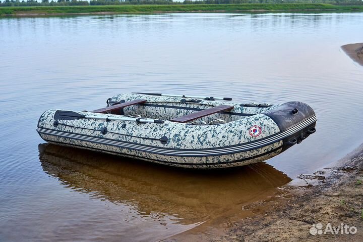 Лодка mishimo lite 320 Камуфляж пиксель (зеленый)