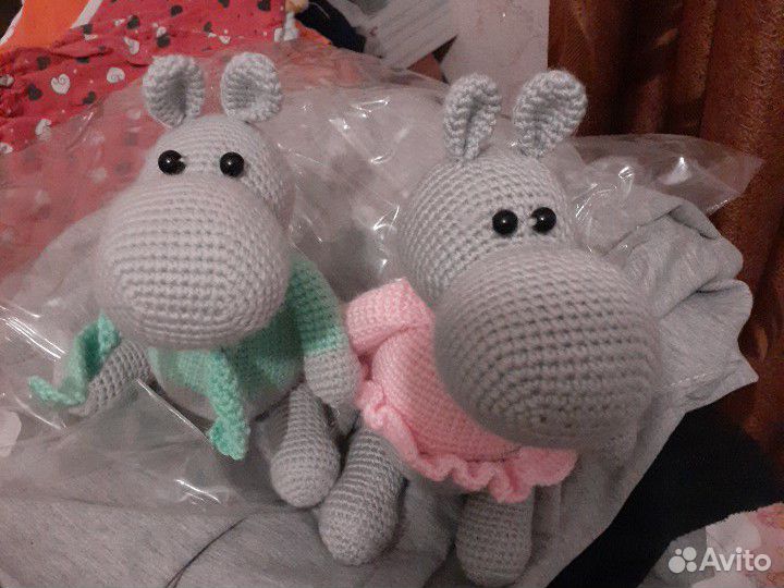 Игрушка бегемот