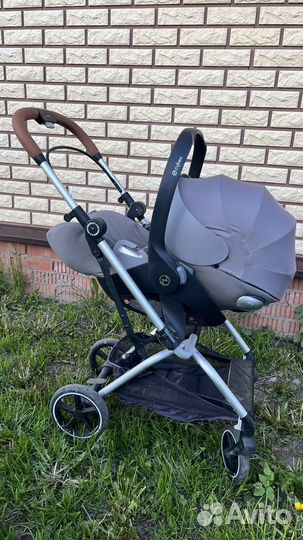 Автолюлька cybex cloud q с колесной базой
