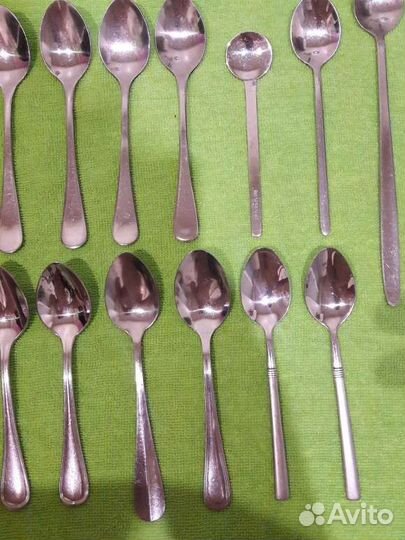 Вилки ложки чайные ложки.из нержавейки