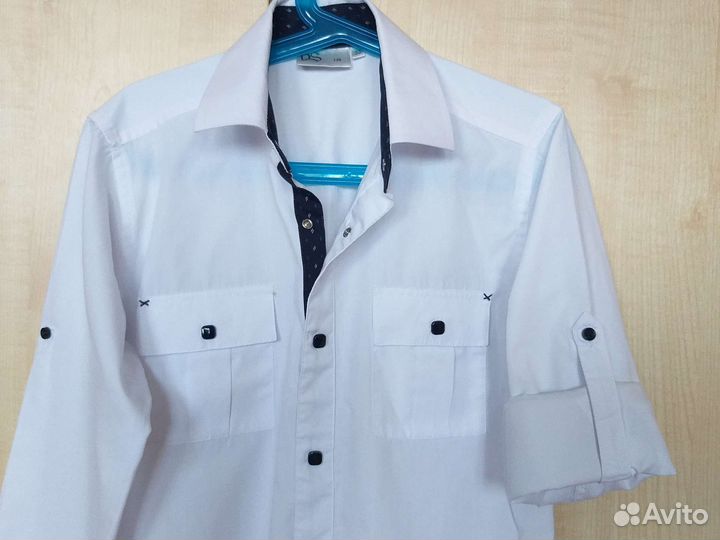 Рубашка белая для мальчика