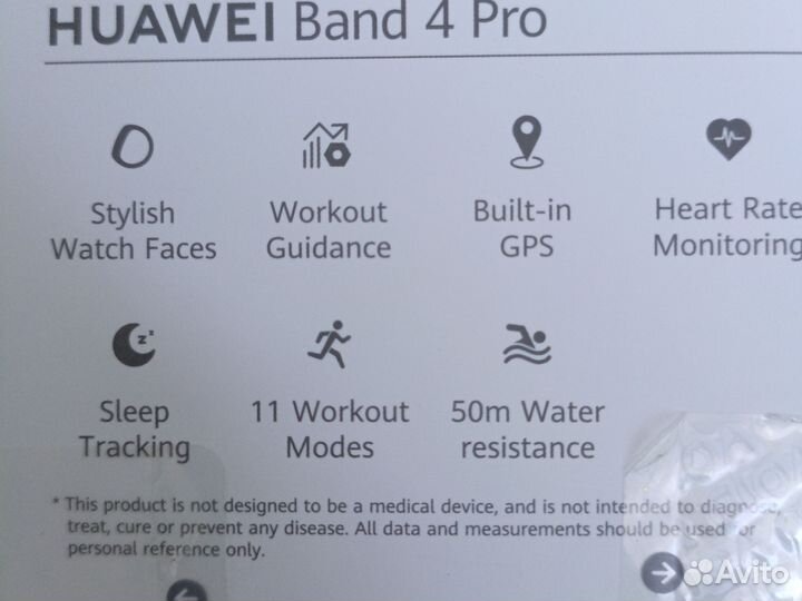 Смарт часы Huawei band 4 pro