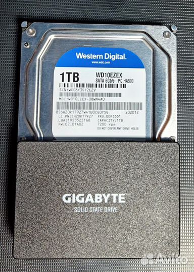 Жесткий диск и ssd