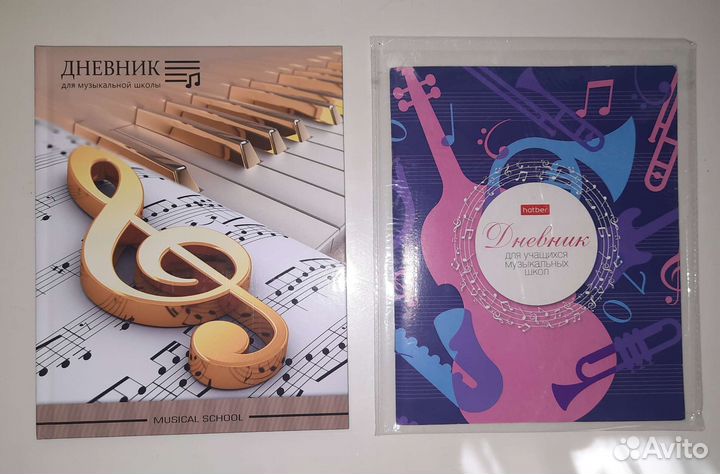 Новые дневники для музыкальной школы 2 шт