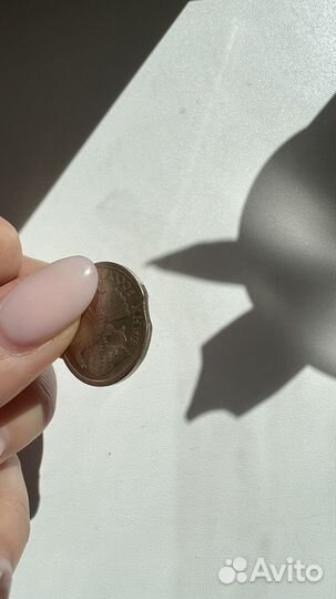 Монета с заводским браком