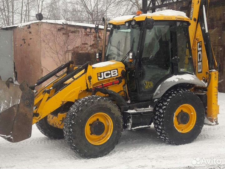 Аренда экскаватора погрузчика jcb
