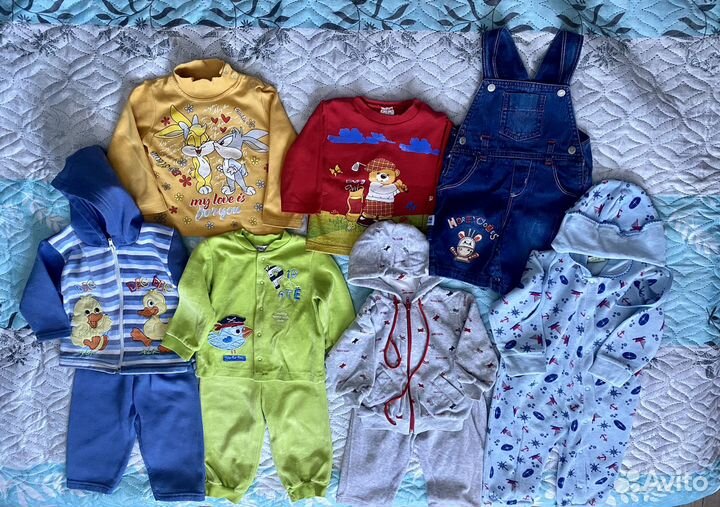 Детские вещи пакетом 6-12 мес