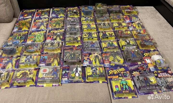 Toybiz Человек паук 1994 toy biz animated 60шт