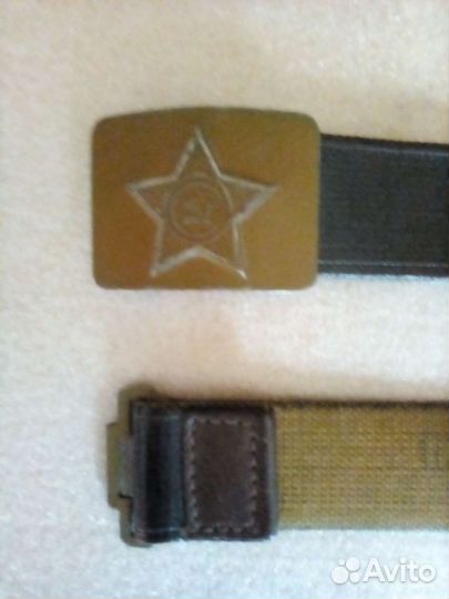 Солдатский ремень СССР полевой
