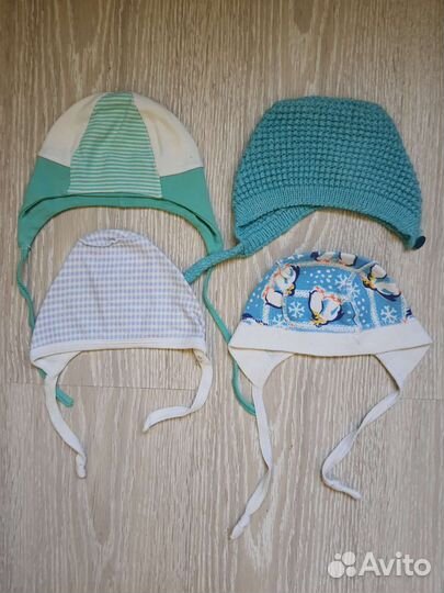 Детские шапочки, чепчики 0-36 мес