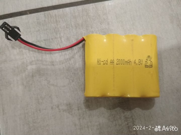 Аккумулятор новый для игрушек 7,2v 4,8v