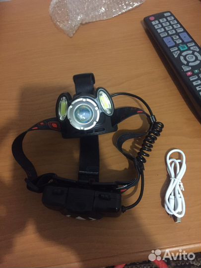 Налобный фонарь аккумуляторный