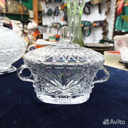 Ваза для конфет Варвара гхз СССР (сзр)