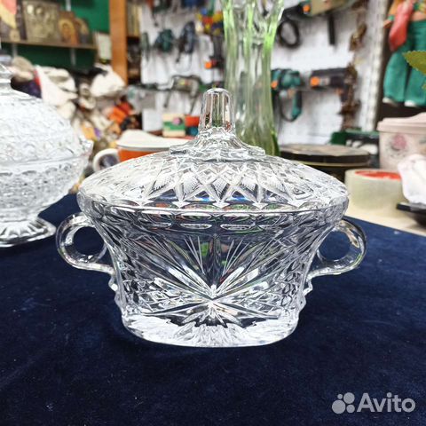 Ваза для конфет Варвара гхз СССР (сзр)