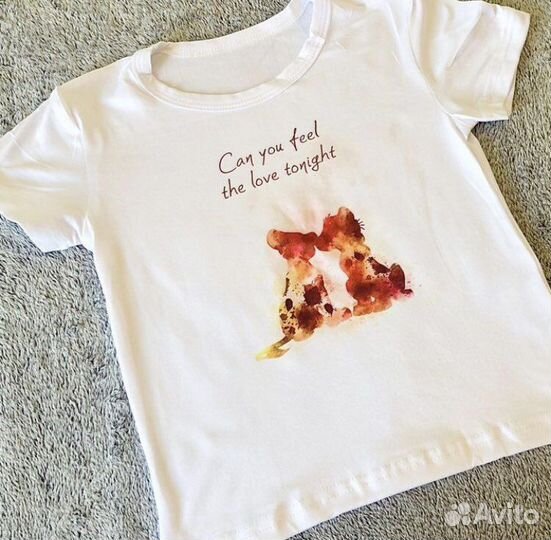 Новая Футболка король лев детская 86 размер