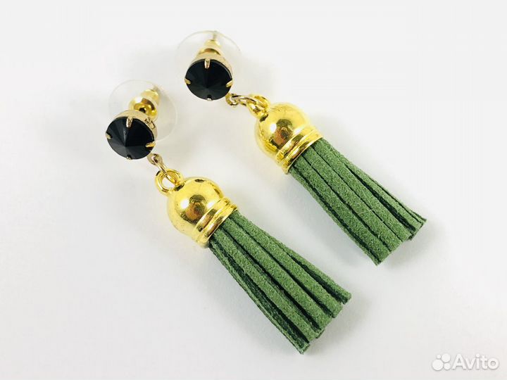 Серьги-кисточки 