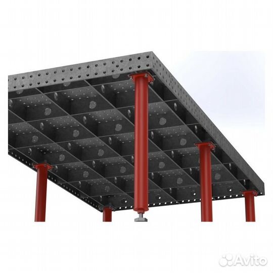 Keepler-stan 1450x800x100 6 мм Стол сварочный в сборе с ножками