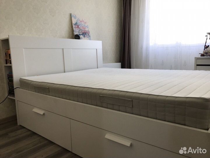 Кровать IKEA бримнэс