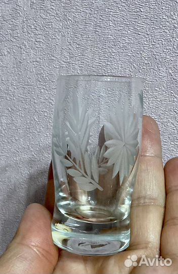 Стопочки Гусь Хрустальный СССР