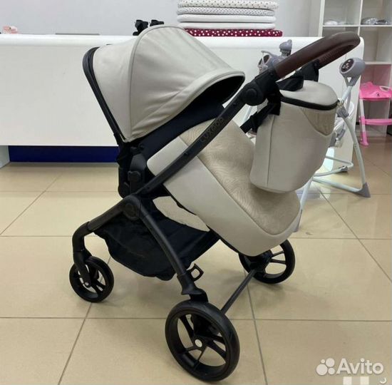 Коляска 3в1 luxmom K-92 bread (серая)