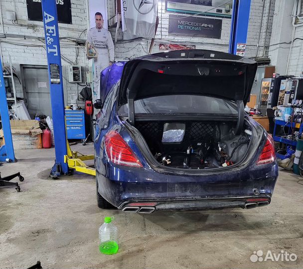 В разборе Мерседес W222-6.3S AMG 2015 год