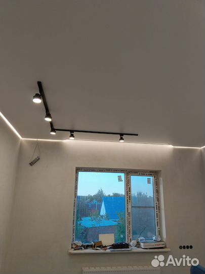 Натяжные потолки установка под ключ