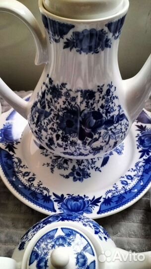 Чайно кофейный сервиз Германия антиквариат