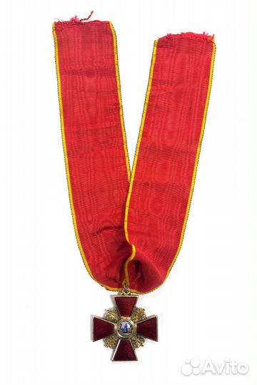 Орден Св. Анны 2-й ст. С документом. Золото