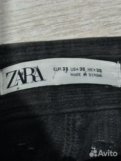 Мужские штаны вельветовые zara