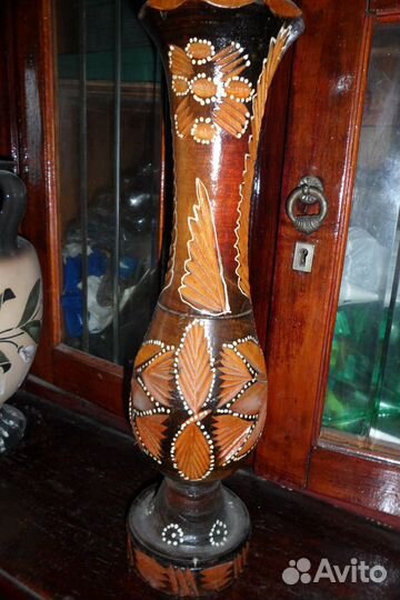 Ваза деревянная 