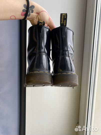 Dr martens ботинки лаковые