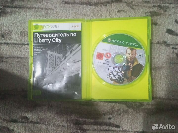 Диски на xbox 360 гта 4