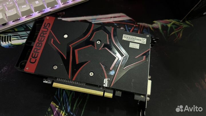Видеокарта Asus GeForce GTX 1050 Ti Cerberus