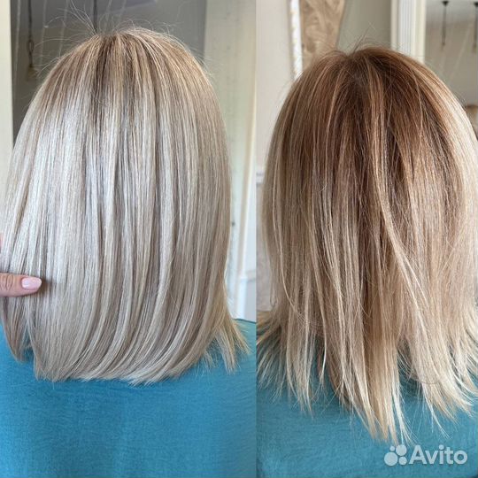 Сложное окрашивание, выход из черного, парикмахер