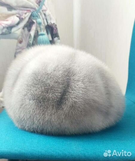 Норковый берет мягкий