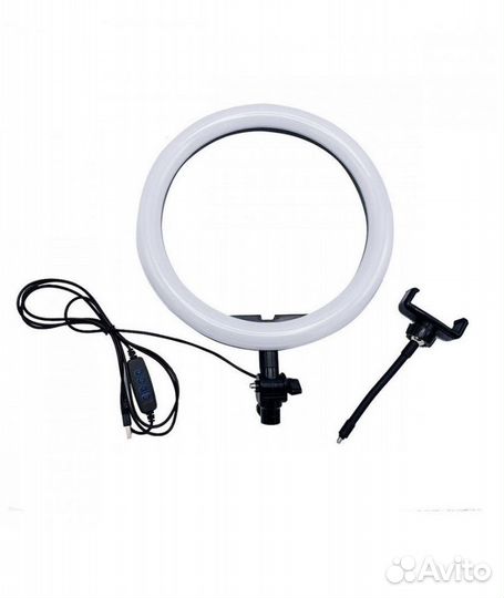 Кольцевая лампа с держателем новая