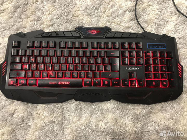 Клавиатура marvo KM400 Black USB