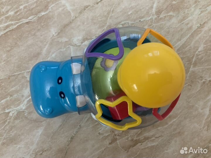 Игрушка бегемот сортер