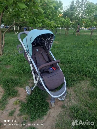 Коляска прогулочная Happy Baby Eleganza V2 Aqua