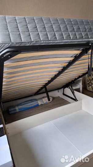Кровать хофф с подъёмным механизмом и матрас IKEA