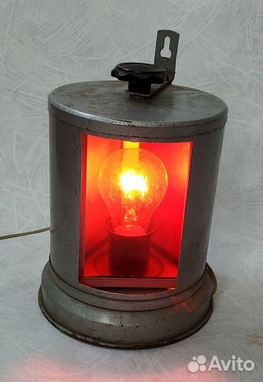Лампа Фонарь красный. Для проявки фотоплёнки