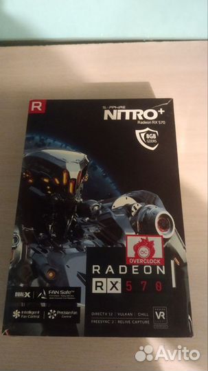 Видеокарта Sapphire rx 570 8gb nitro plus