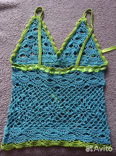 Вязаный топ для девочки